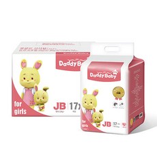 Daddy Baby 優質褲型尿布 女童, JB, 68片