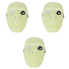 PARTYSHOW 行為藝術面具 3入, 夜光, 3個