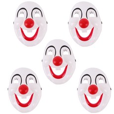 派對秀小丑塑膠面具, 混合顏色