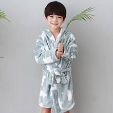 EnvyKids 兒童超細纖維浴袍沙灘袍