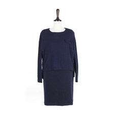 엠오엠 임부복 심플 기모 수유 임산부 원피스