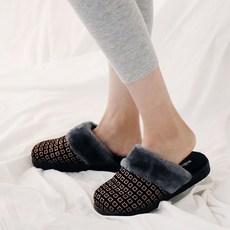 슈벨 여성용 미켈 겨울 방한 털슬리퍼