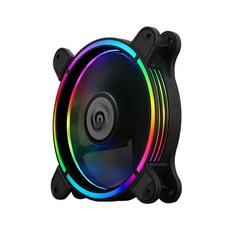 앱코 SUITMASTER HALO LAYER 120F RGB SPECTRUM 케이스 팬 쿨러 HALO LAYER 120F, 1개
