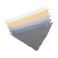 幼兒三層紗布圍兜 6件組