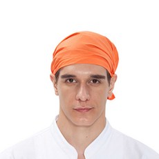 tpam 單色TC45支頭巾 FREE, 橘色, 3個