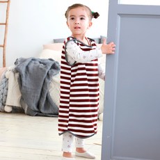 bebe chouette 孩童條紋無袖睡衣背心