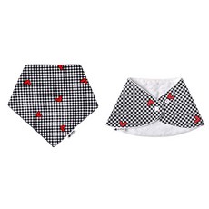 benian 兒童三角刷毛圍兜