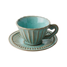 VBC CACA Fondaco 條紋茶杯套組 10573FA, 水色, 1套