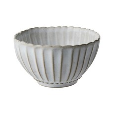 VBCCASA 폰다코 스트라이프 면기 15.5cm 10486-16FW, 화이트, 1개