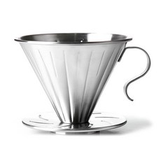 不鏽鋼咖啡濾杯 102SD 3~4人用, 單色, 1入