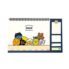 아이콘스 카카오프렌즈 2020 스페셜 탁상 캘린더, 네이비