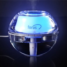 포러스 USB LED 무드등 초음파 가습기, WDH-12D, 블루