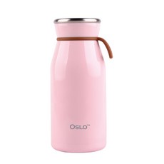 오슬로 밀크 텀블러, 핑크, 450ml, 1세트