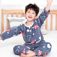 eline 男童學生天使翅膀睡眠睡衣