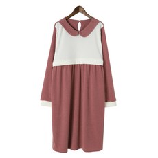 Eomjjang 超薄領子哺乳連身裙