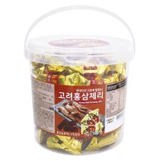 Color Food 高麗紅蔘軟糖, 1kg, 1桶