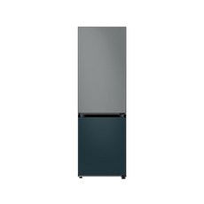 삼성전자 비스포크 키친핏 2도어 냉장고 333L 방문설치, RB33R300454, Satin Gray + Satin Navy