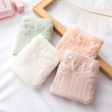 PANG PANG SHOP 羅紋孕婦內褲組 4入