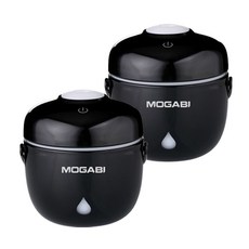 MOGABI 攜帶式USB加濕器 2入, MOG-209（黑色）