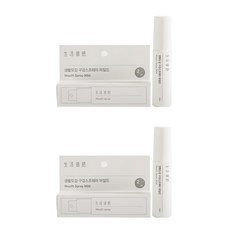 생활도감 구강 스프레이 마일드, 10ml, 2개