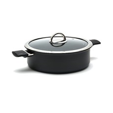 NEO CHEF Tosco雙耳氧化鋁不沾湯鍋, 24厘米, 混色