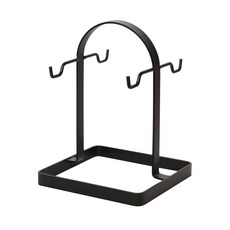 모노프레임 철재머그컵걸이 4p, 블랙, 1개