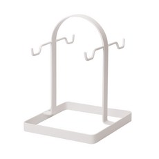 모노프레임 철재머그컵걸이 4p, 화이트, 1개