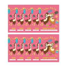 Disney 迪士尼 角色圖案英文筆記本, 10個, 混色