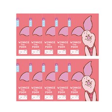 Disney 迪士尼 角色圖案筆記本, 混色, 10個