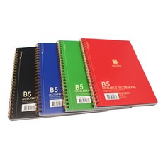 OXFORD 左翻易撕線圈橫線筆記本 B5 80張, 隨機出貨, 4個