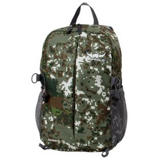 BUFFALO 拉鍊後背包 18L, 軍綠色