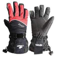 ZECO act 寒冷天氣防水防風冬季手套, 紅色的