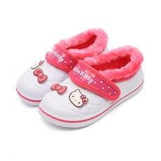 HELLO KITTY 孩童魔鬼氈刷絨室內鞋