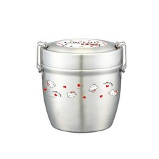 Skater Hello Kitty真空不鏽鋼保溫便當盒 570ml, 混色, 1個