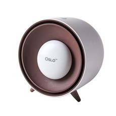 OSLO 鵝卵石電暖器, R007, 白色