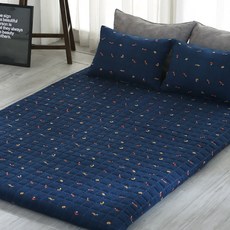 gBEDDING 奈米纖維縫線床墊套, 海軍