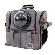 Redpuppy 寵物太空艙外出後背包, 灰色