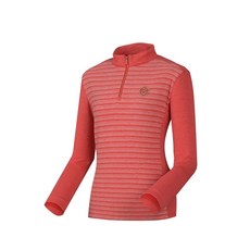 PRO WORLD CUP 女式條紋拉鍊 T恤 Q419-3271-1MO