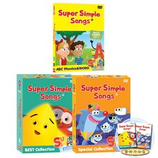 Super Simple Songs SUPER SIMPLE SONG ABC Phonics + WORD + 精選 + 特別收藏版 DVD 套組, 32CD