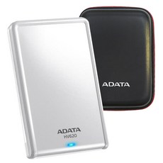 ADATA 威剛 USB轉接線+硬碟保護硬盒+外接式硬碟 HV620S, 2TB, 白色的