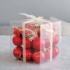 MORIANN 聖誕樹裝飾心全套, 紅色的