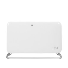 밀 스탠드/벽걸이전용 북유럽 전기컨벡터, M12MA, 화이트 + 블랙