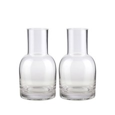 Samho Glass 迷你玻璃水瓶花瓶 2入 SH242-16, 單一顏色