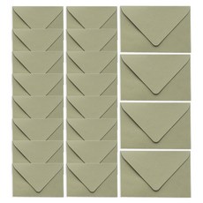 walgadaks 經典明信片信封, 橄欖, 20個