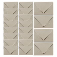 walgadaks 經典明信片信封, 石灰色, 20個