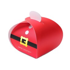 indigoshop 聖誕老人印花禮品包裝盒, 混色, 35入