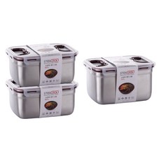 STENLOCK 史丹利 經典手提密封容器3件組, 1套, 2號 2入 + 3號