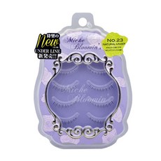 Miche Bloomin 蜜絲綸美 下睫毛專用假睫毛 4對, 23號 自然下睫毛, 1個