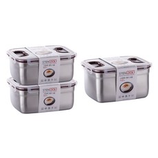 스텐락 클래식핸디밀폐용기, 3개, 5호 9L + 6호 11L