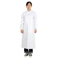 TEAMCOOK 雙面防水7分圍裙 90*100cm, 白色, 1入